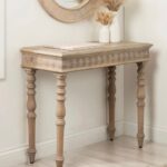 Hand Carved Wooden Console Table - Image 2