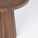 Wooden Modern Round End Table for Living Room - Image 3
