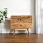 Mango Wooden Bedside Table