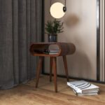 Sheesham Wood Bedside Table - Image 2