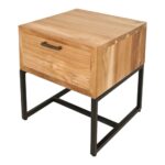 Handcrafted Bedside Table 1 Drawer - Image 5