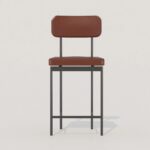 Handmade Metal Square Bar Chair - Image 5