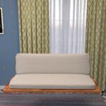 Sweden Soft Touch Upholstery Wooden Swing for Home [Jhula] - Image 3