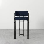 Modern Metal Square Bar Chair - Image 5