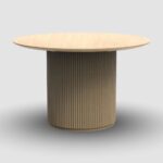 Handmade Mango Wood Round Dining Table - Image 8