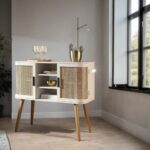 Handcrafted White Console & Sideboard | Mango Wood - Image 2
