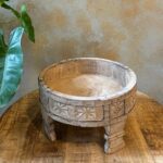 Mini Wooden Grinder/Chakki Table - Image 4