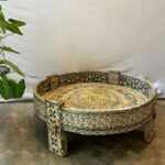 Hand Painted Grinder/Chakki Table - Image 4