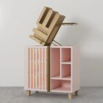 Hand Carved Antique Mango Wood Bar Unit - Image 8