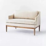 Handcrafted Wooden Two Seater Modern Sofa - Image 5