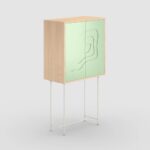 Wooden Artistic Indian Handmade Mango Wood Bar Cabinet - Image 6