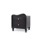 Wooden Eclipse Bedside Table