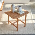 Solid Mango Wood Modern End Table - Image 4