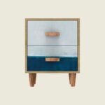 Handcrafted Wooden Bedside Table - Image 2