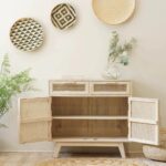 Handcrafted Modern 2 Drawer  With Door Sideboard - Image 2