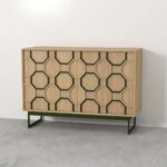 Handcrafted Mango Wood In Sideboard Indian Furniture - Image 9
