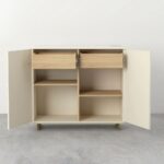 Handcrafted  Wooden Artistic Mango Wood In Sideboard - Image 3