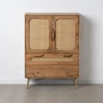 Solid Wood Rattan Sideboard in Sheesham Wood - Image 7