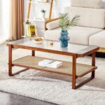 Antique Mango Wooden Coffee Table Furniture - Image 5