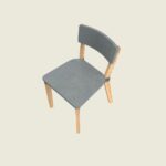 Handcrafted Wooden Modern Cafe Chair - Image 9
