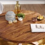 Solid Wood Dining Table-Round - Image 3