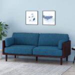 Wooden Artistic Teak Wood 2 Seater Sofa - Image 3