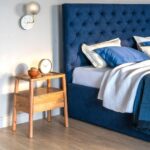 Handcrafted Bedside Table 1 Drawer Natural-Finish - Image 9