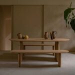Wooden Artistic Mada Oak Bench - Image 5