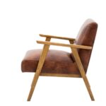 Antique Arm chair Leather - Image 3