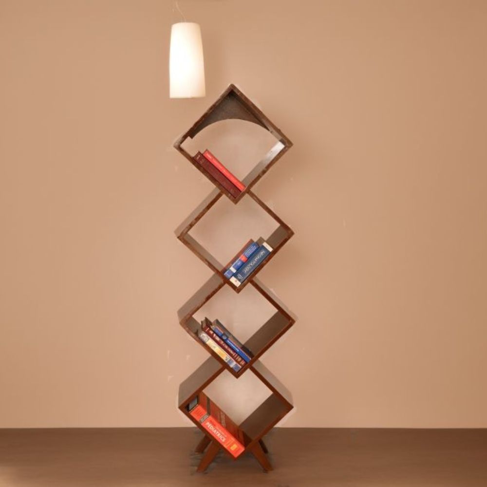 2-333.jpg Geometric Harmony Bookshelf - Image 1