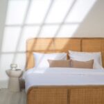 Honorine Rattan Mango Wood Bed - Image 6