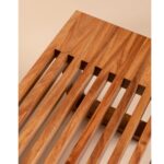 Wooden Solid Teak Wood Bench - Image 5