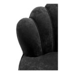 Seater Black Velvet Sofa - Image 2