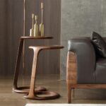 New Design End Table With Glass Top - Image 2
