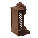 Hand Carved Designer Puja Temple - Image 6