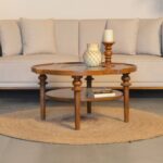 Wooden 4 Leg Coffee Table - Image 2