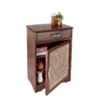 Cane Modern Bedside Table - Image 2