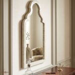 Bone Inlay Mirror Frame Wall Decorative Wooden Vanity Mirror Luxury Home Decor - Image 5