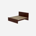 Wooden Artistic Solid Wood King Bed - Image 5