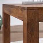 Handcrafted Solid Sheesham Wood Dining Table - Image 2