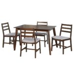 Wooden Artisitic Solid Wood 4 Seater  Dining Set - Image 2