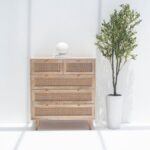 Eliza Rattan Wood Sideboard - Image 2