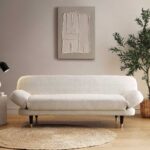 Sale Solna 2-Seater Sofa Bed, Beige Boucle - Image 2