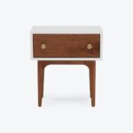 Wooden Solid Wood Bedside Table - Image 2