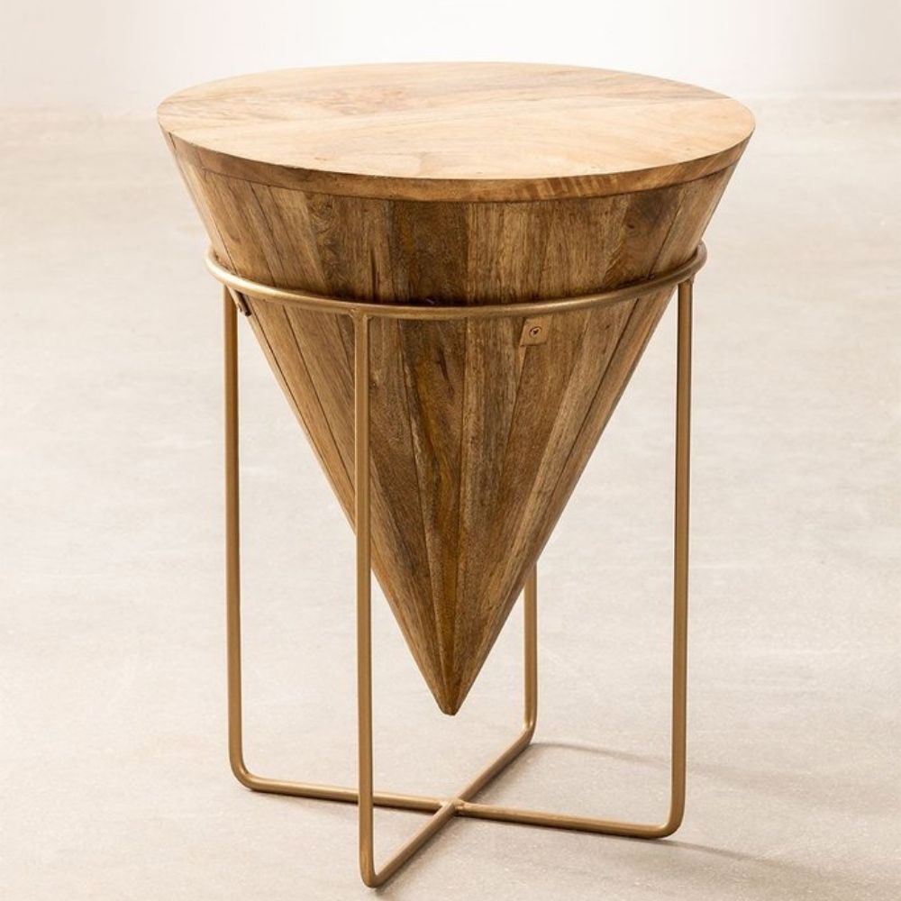 2-6-6.jpg Wooden Coffee Table Conical - Image 1