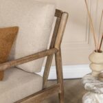 Handcrafted Mango Wooden Sofa Chair - Image 5