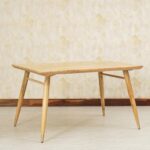 Wooden Artisitic Mango Wood Chair Bench Dinning Table Set - Image 2