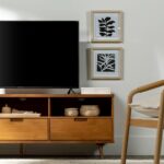 Wooden Solid Wood 3-Drawer TV Unit - Image 3