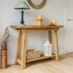 Modern Mango Wood Console Table - Image 2