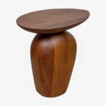 Modern Wooden Sofa Side Table - Image 2